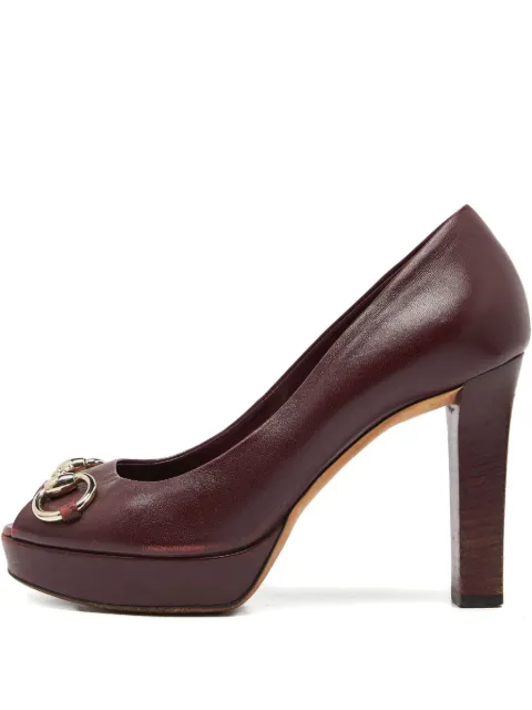Gucci Pre-Owned horsebit platform pumps
