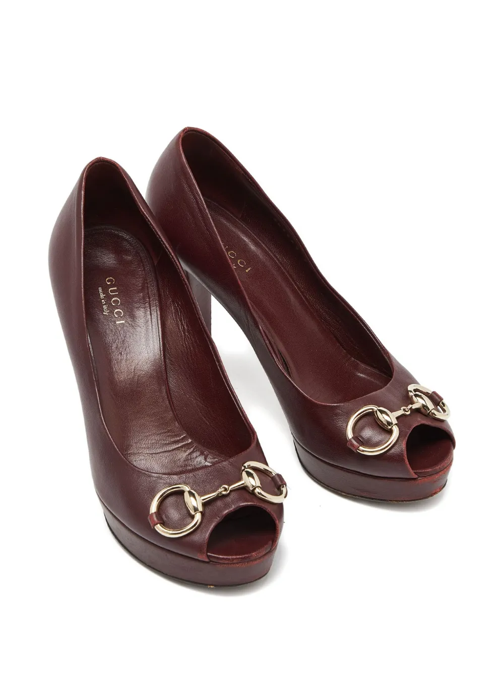 Gucci Pre-Owned horsebit platform pumps | Heeled Pumps | Image 2
