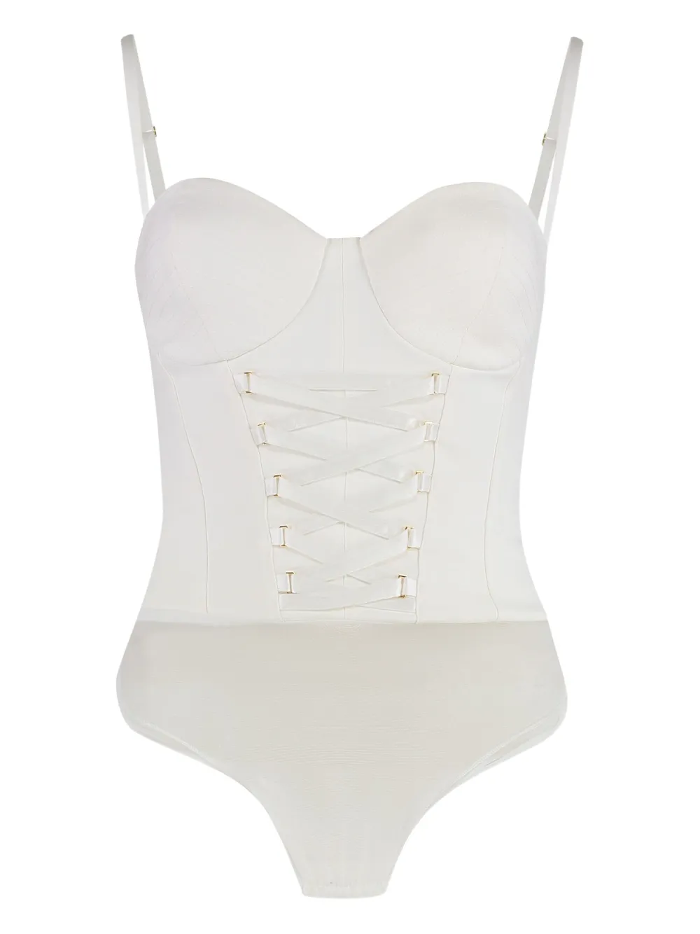 Elisabetta Franchi Criss Cross-straps Bodysuit