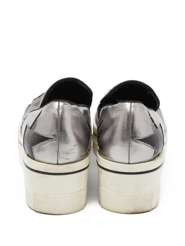 Stella McCartney Pre-Owned Binx Star slip-on Sneakers | Grey