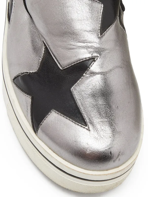 Stella McCartney Pre-Owned Binx Star slip-on Sneakers | Grey