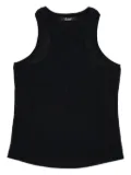 LA ROSE ribbed tank top - Black