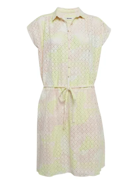 Zadig&Voltaire pre-owned broderie-anglaise shirt dress