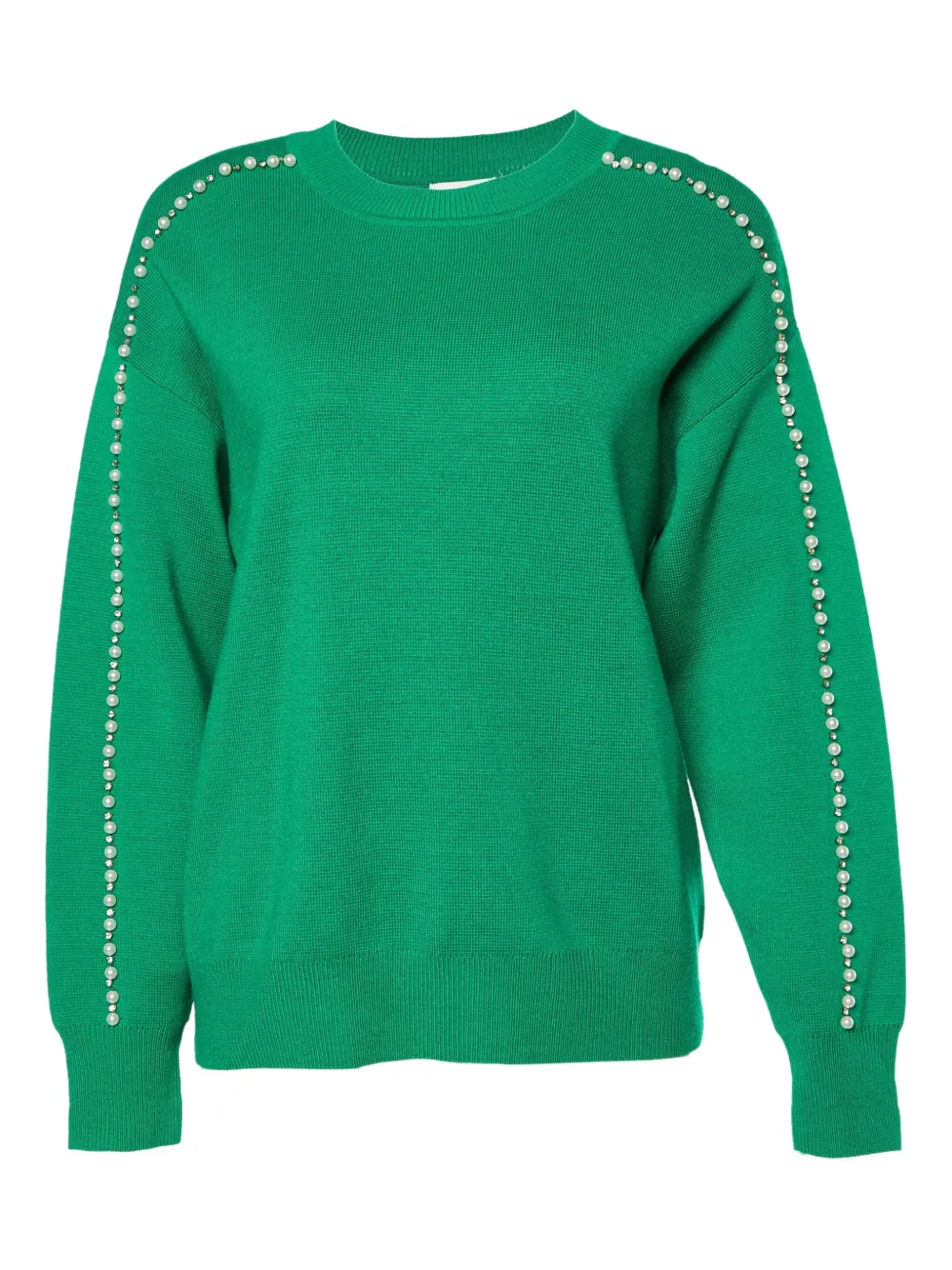 SANDRO pre-owned bead-embellished sweater | Green | Image 1
