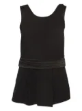 Emporio Armani Pre-Owned peplum-waist top - Black
