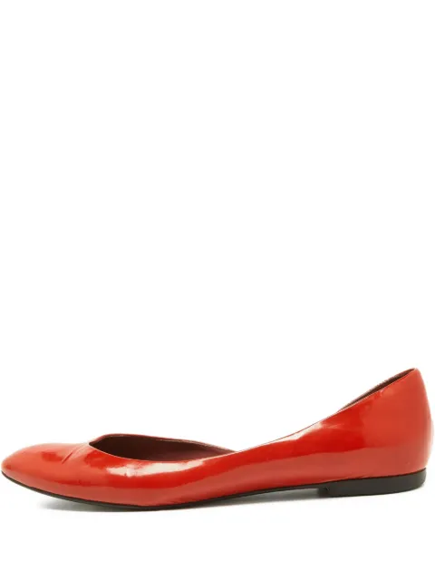 Bottega Veneta Pre-Owned flats de charol
