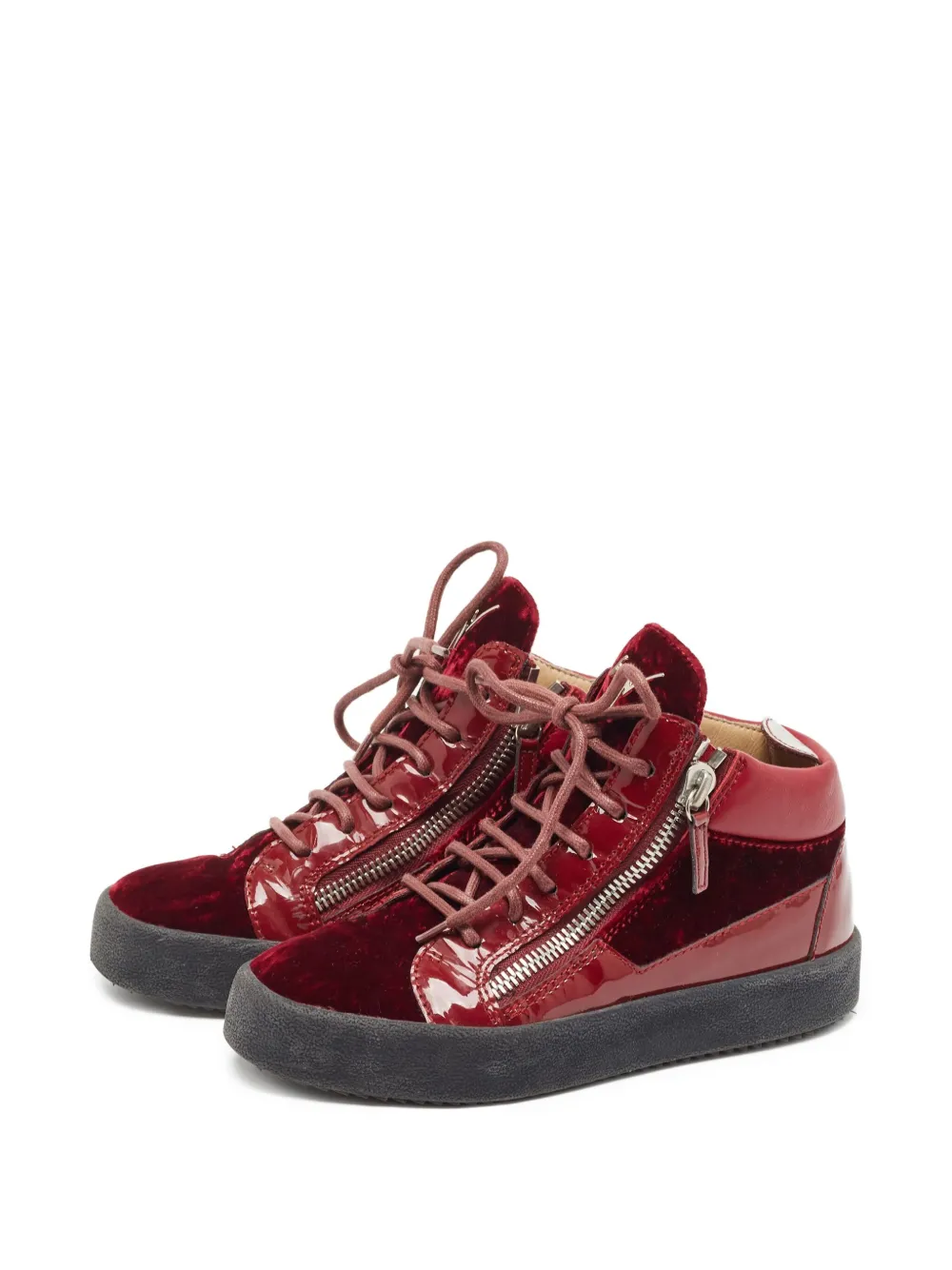 Giuseppe Zanotti pre-owned patent zip-up sneakers | Image 2