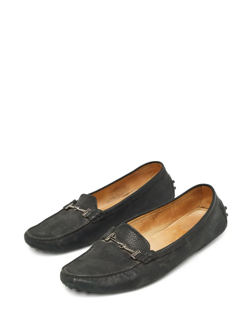 Tod's Pre-owned loafers met horsebit detail - Zwart