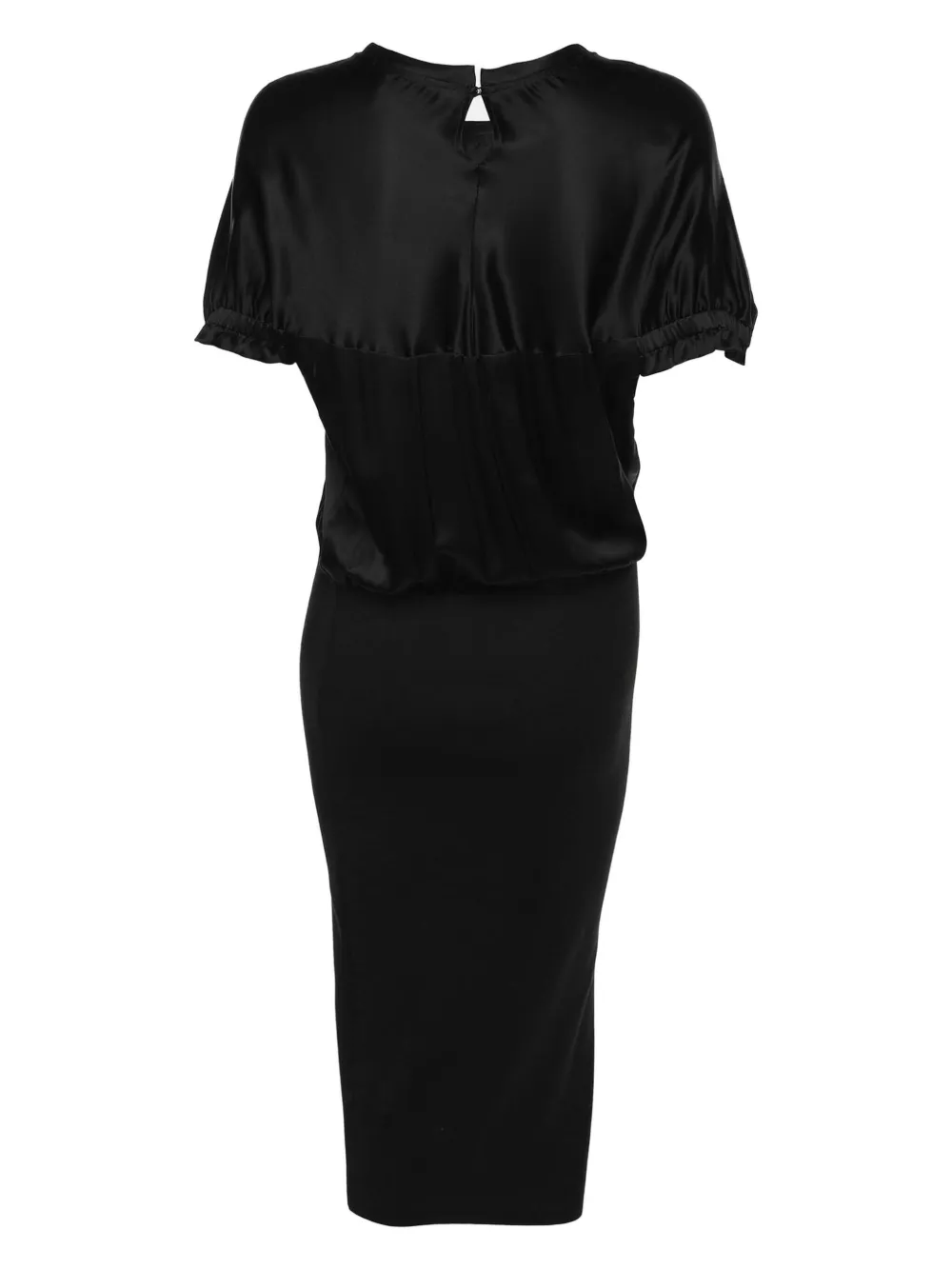 Saint Laurent Pre-Owned vestido midi con paneles | Image 2