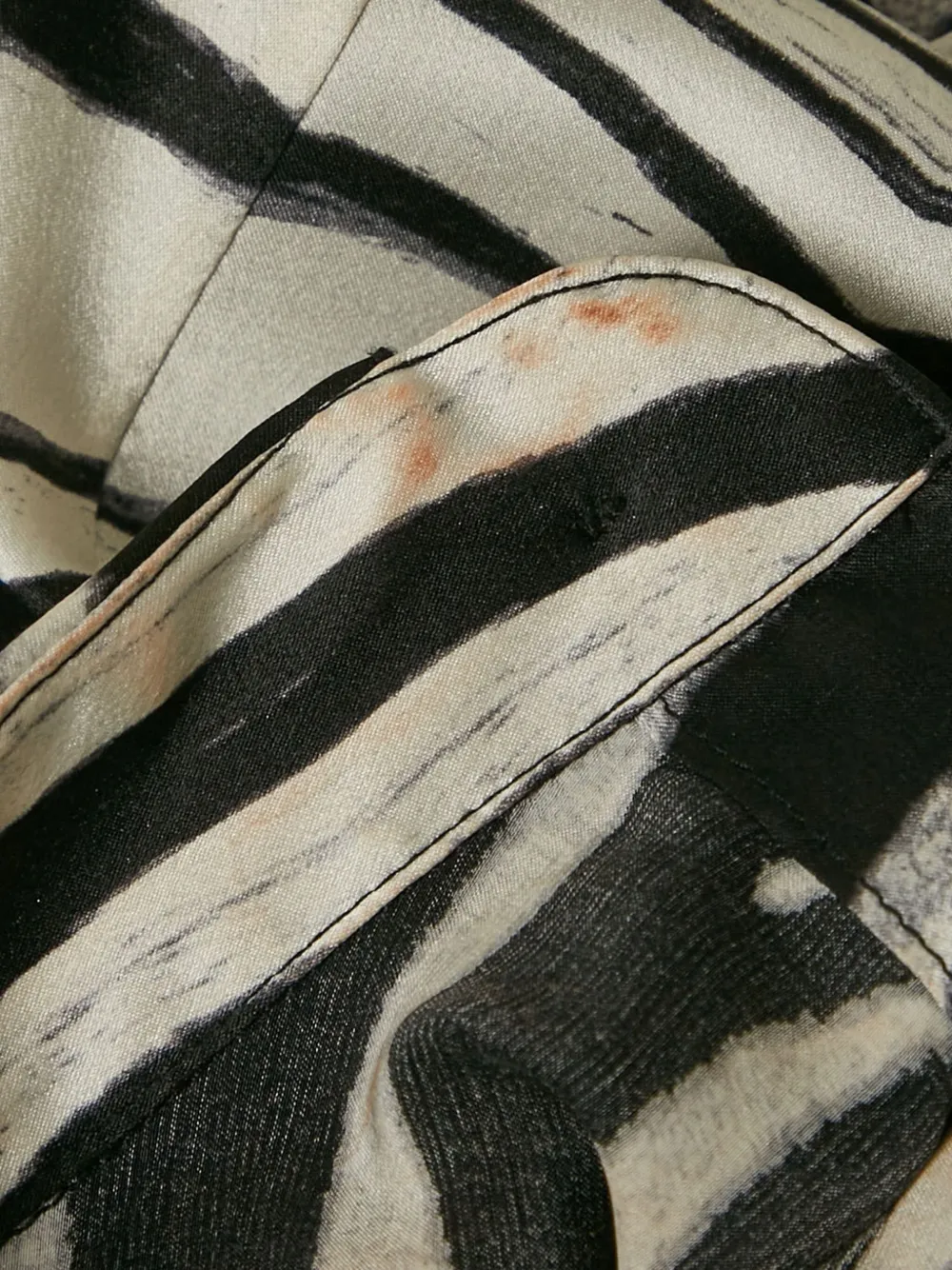 Pre-owned Just Cavalli Vintage Zebra-print Silk Shirt