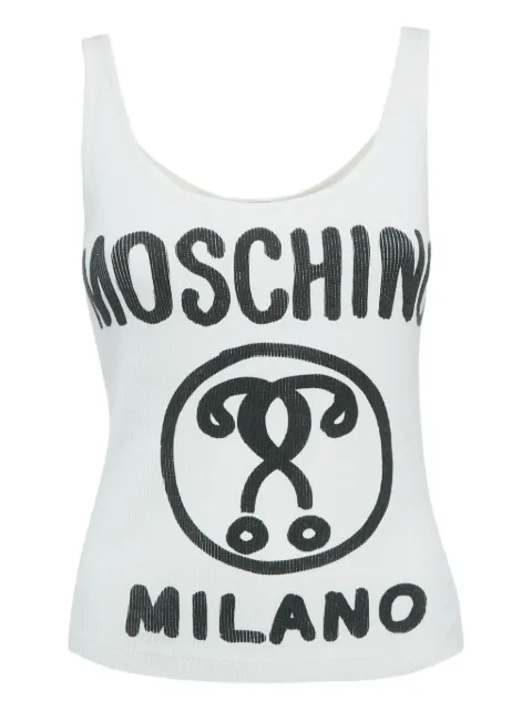Moschino Pre-Owned logo-print tank top