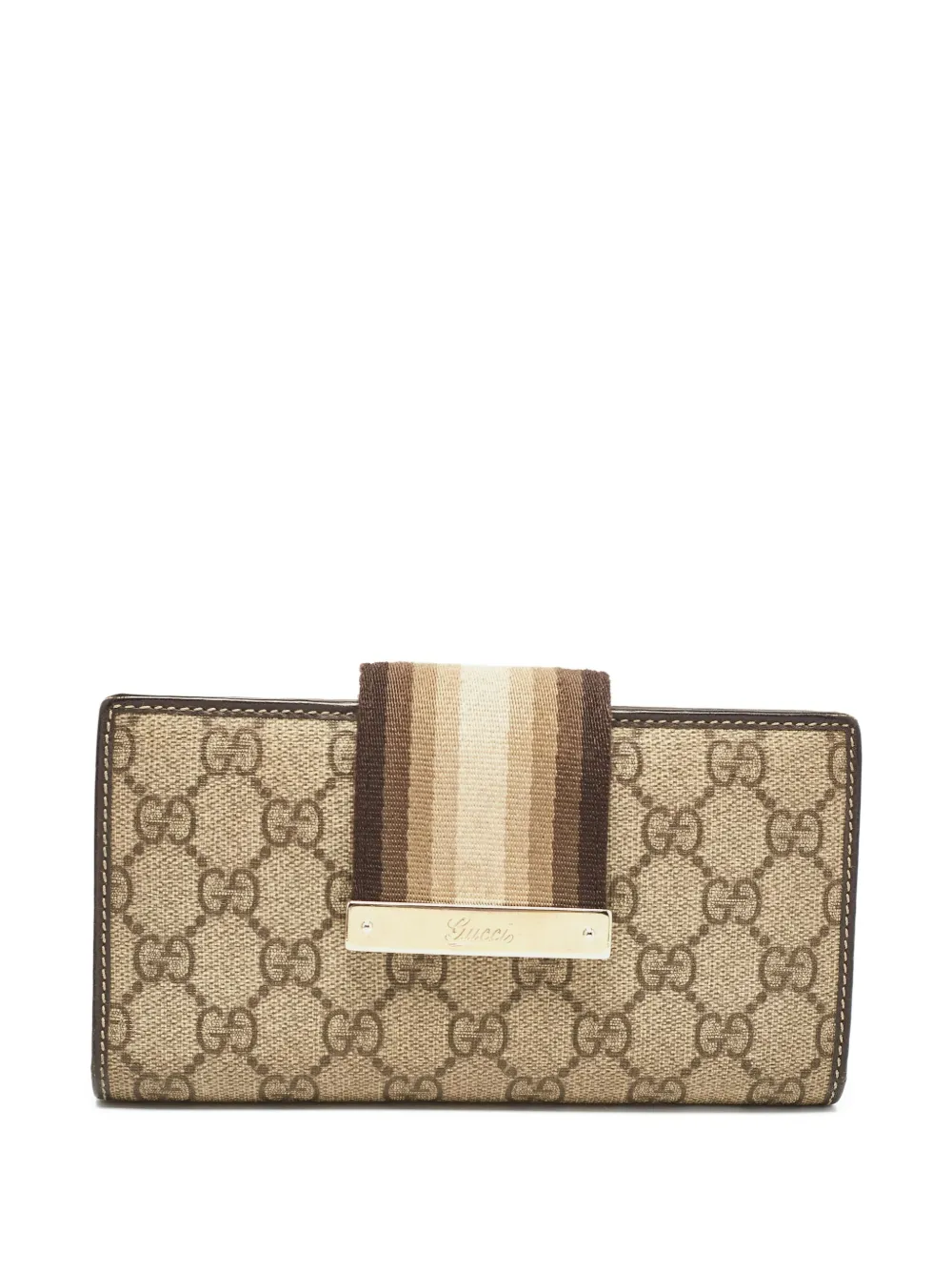 Gucci Pre-Owned cartera Continental GG | marrón | Image 1