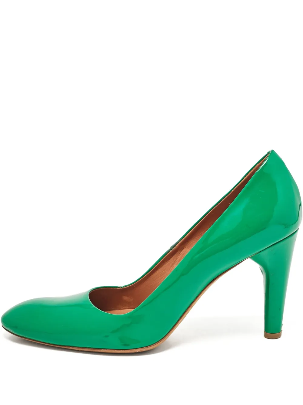 Céline Pre-Owned 90mm leather pumps | Green | Image 1