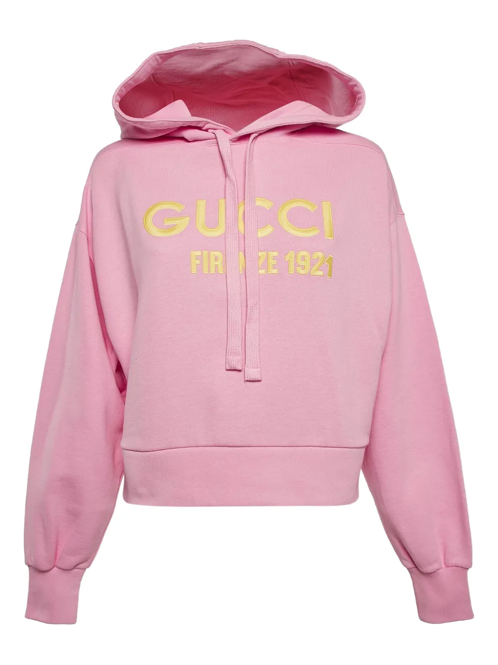 Gucci Pre-Owned logo-embroidered hoodie | Pink | Image 1