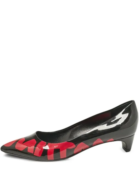 Louis Vuitton Pre-Owned 50mm logo-print pumps