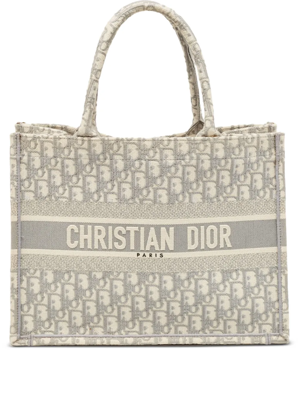 Christian Dior Pre-Owned Book モノグラム ハンドバッグ - グレー Christian Dior Pre-Owned Book モノグラム ハンドバッグ - グレー
