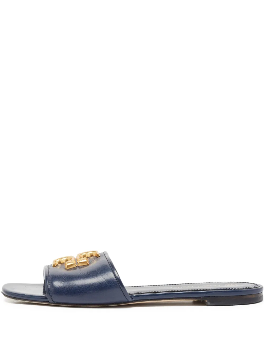 Tory Burch プレオウンド Eleanor サンダル - ブルー Tory Burch プレオウンド Eleanor サンダル - ブルー