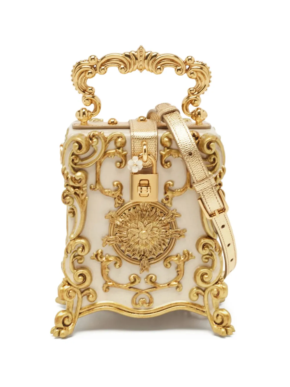 Dolce & Gabbana Pre-Owned Baroque Dolce Box tote bag | Gold | Image 1