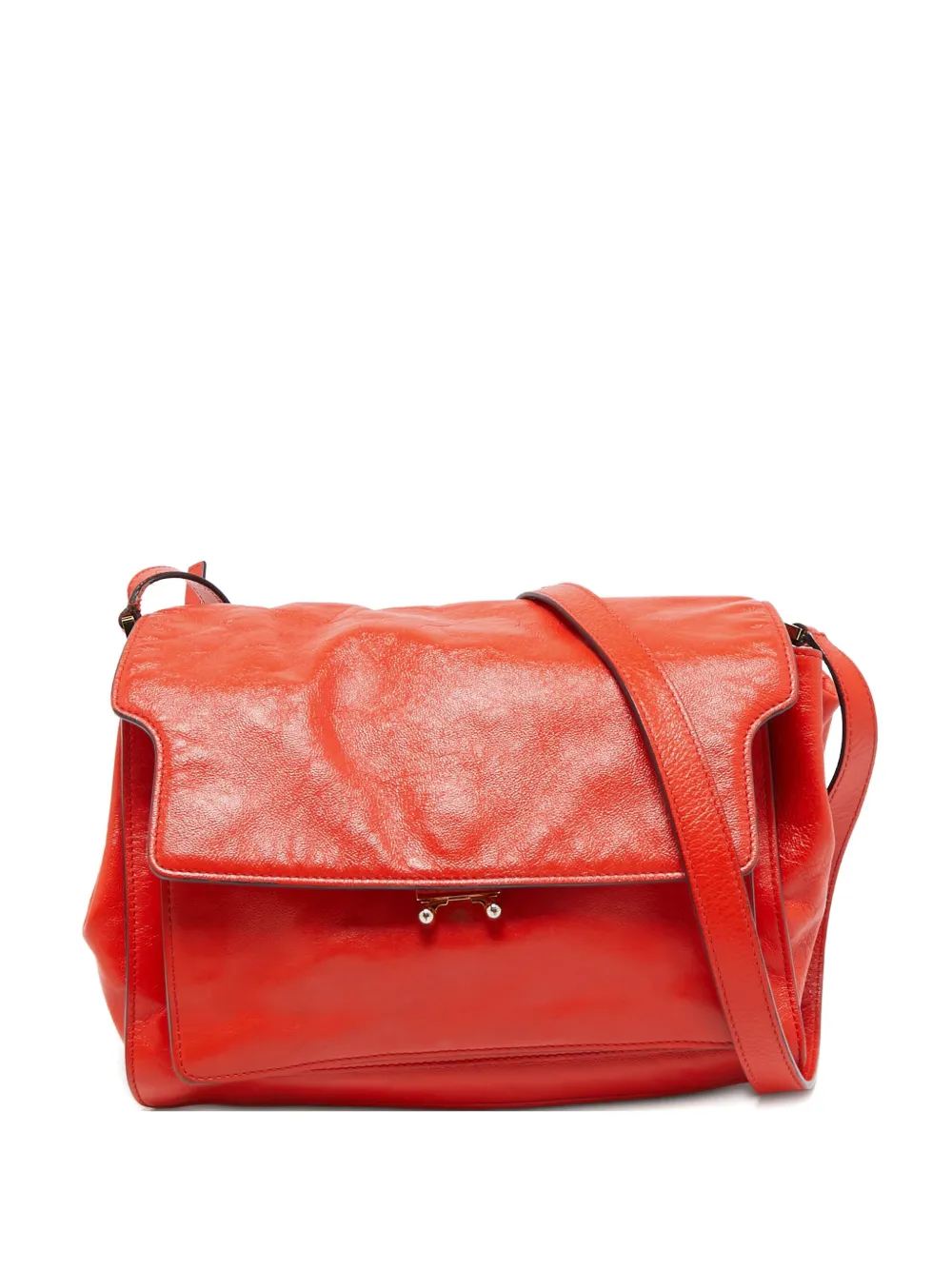 Marni Pre-Owned 2023 Trunk shoulder bag - レッド Marni Pre-Owned 2023 Trunk shoulder bag - レッド