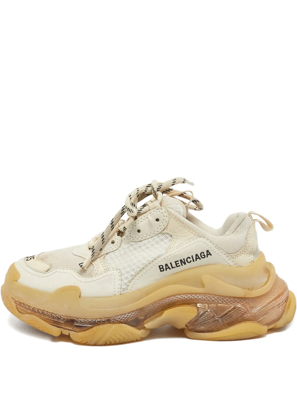 Balenciaga Pre-Owned Triple S mesh sneakers | Neutrals | Image 1