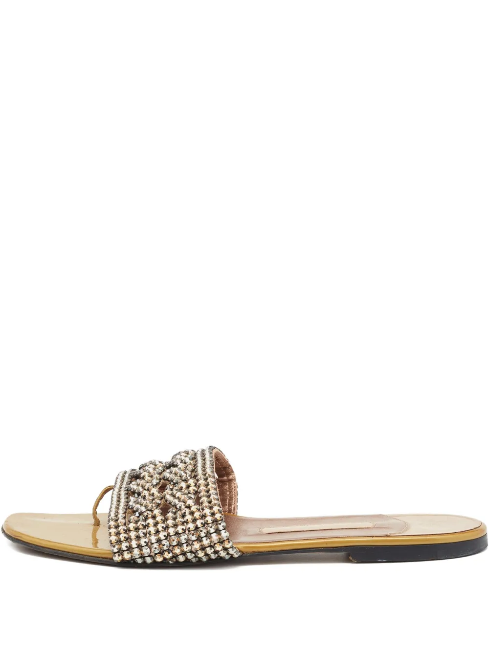 crystal-embellished slides