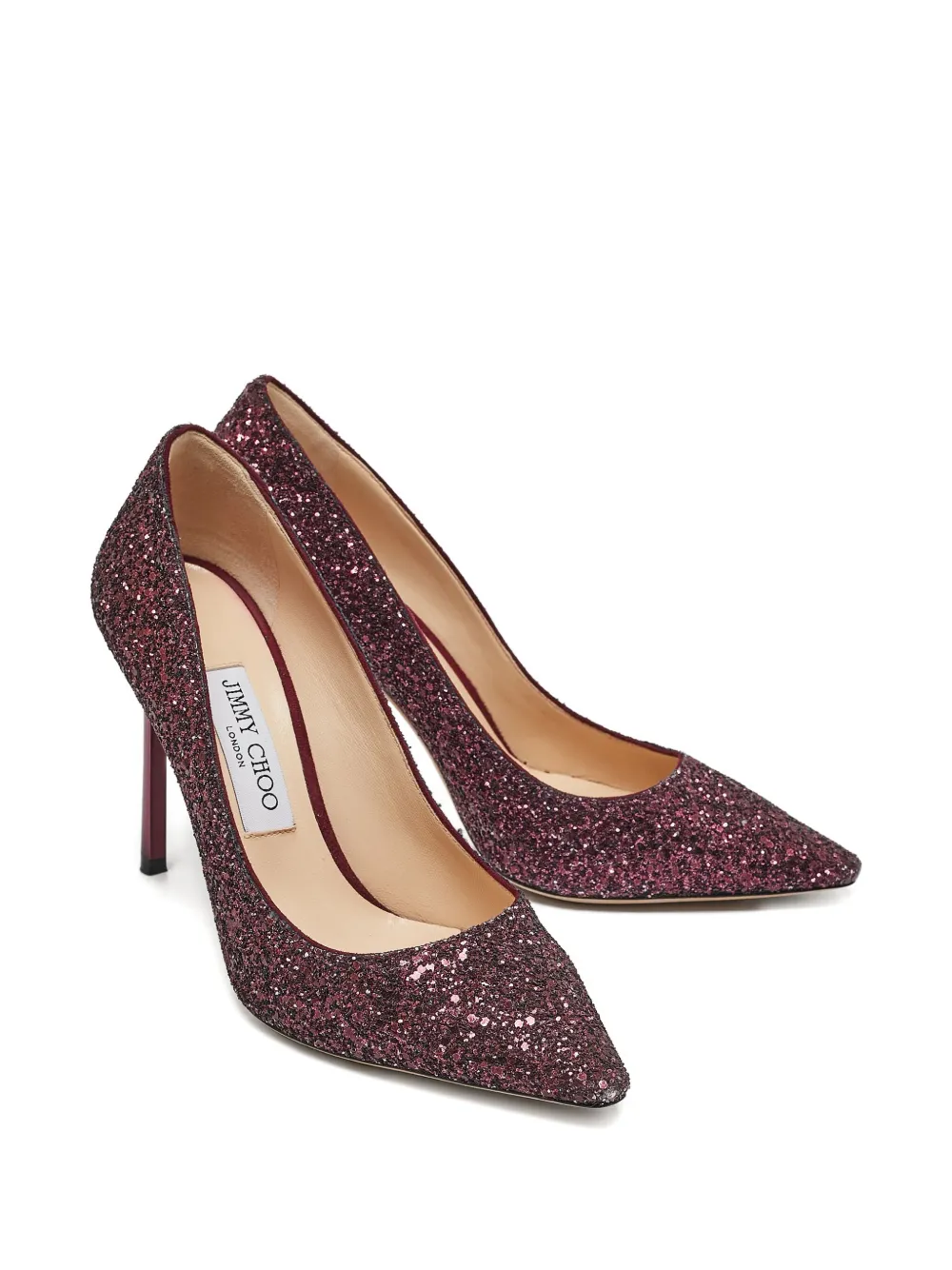 Jimmy Choo Pre-Owned 105mm glitter-detailing heeled pumps | Image 2