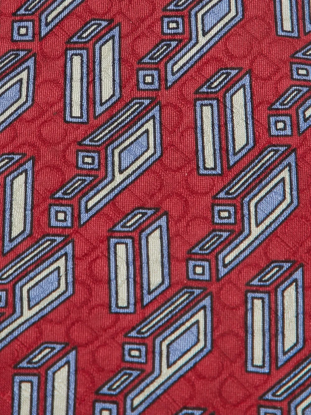 Christian Dior Pre-Owned geometric-print silk tie | Pre-Owned | Image 2