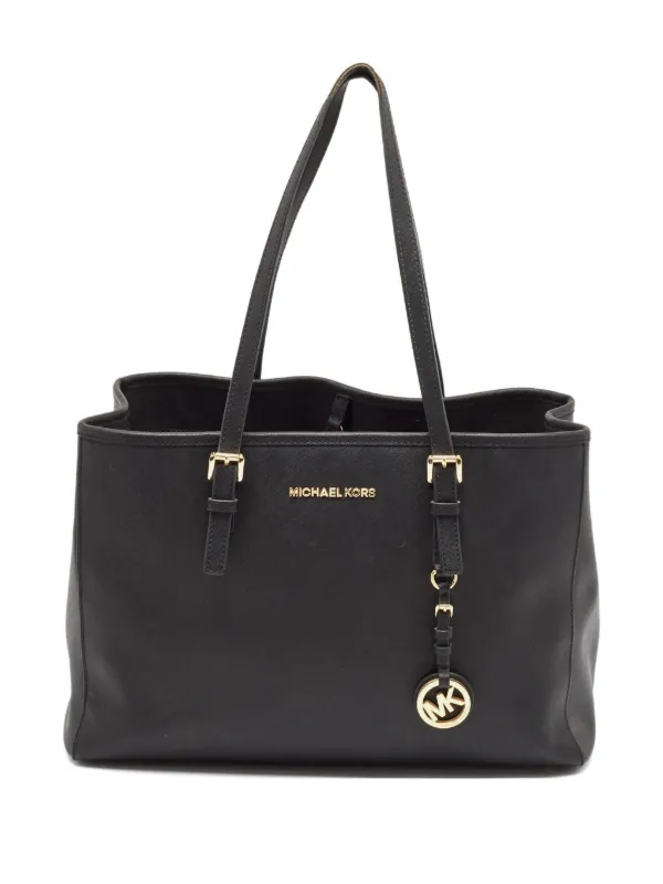 Michael Kors Vintage Jet Set Tote Bag Black FARFETCH PH