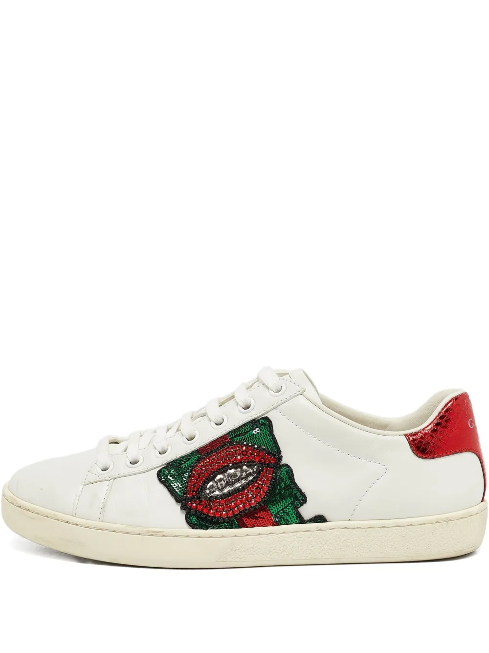 Gucci Pre-Owned leather sneakers | White | Image 1