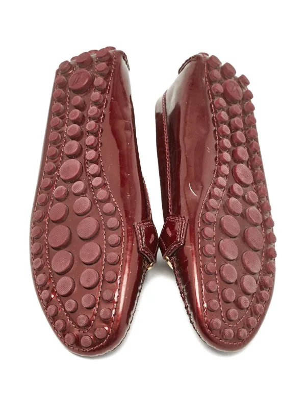 Louis Vuitton Pre-Owned レザーローファー | レッド | FARFETCH JP