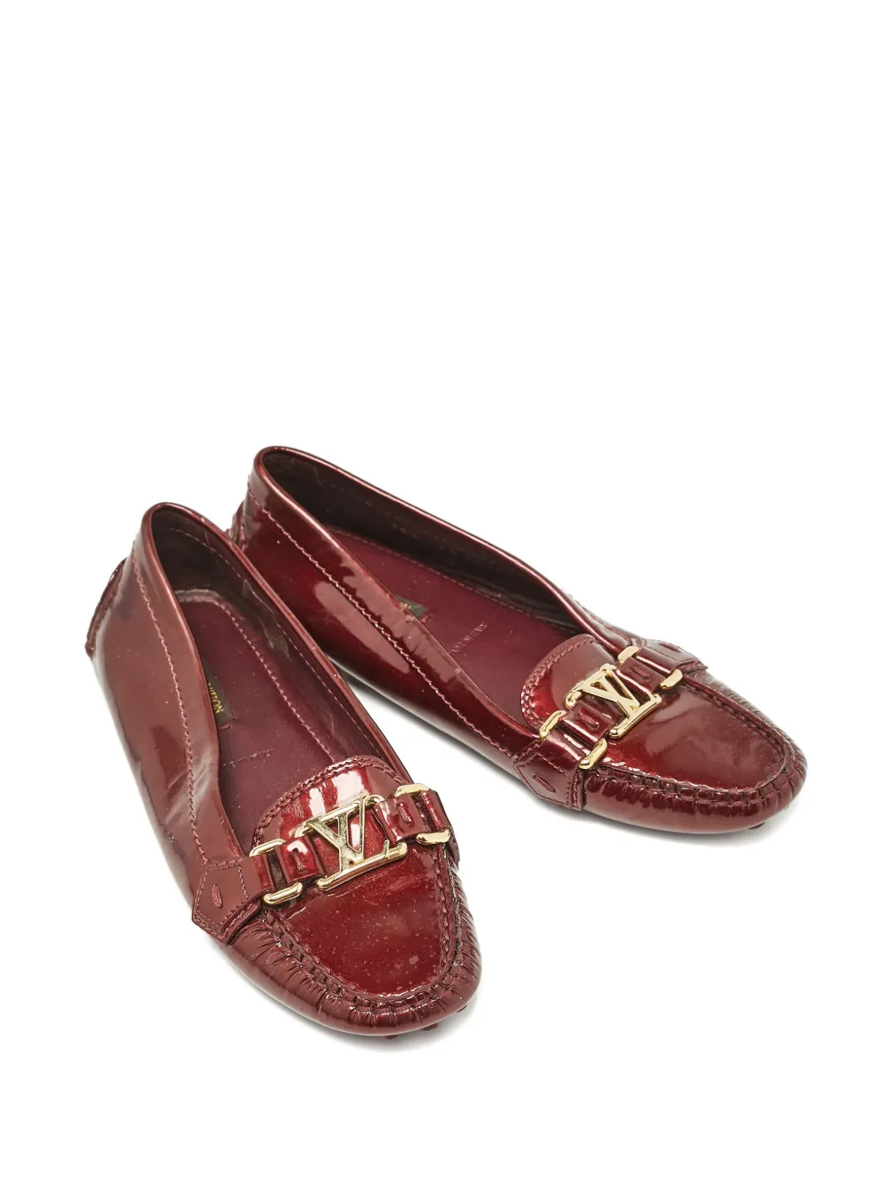Louis Vuitton Pre-Owned Leren loafers - Rood