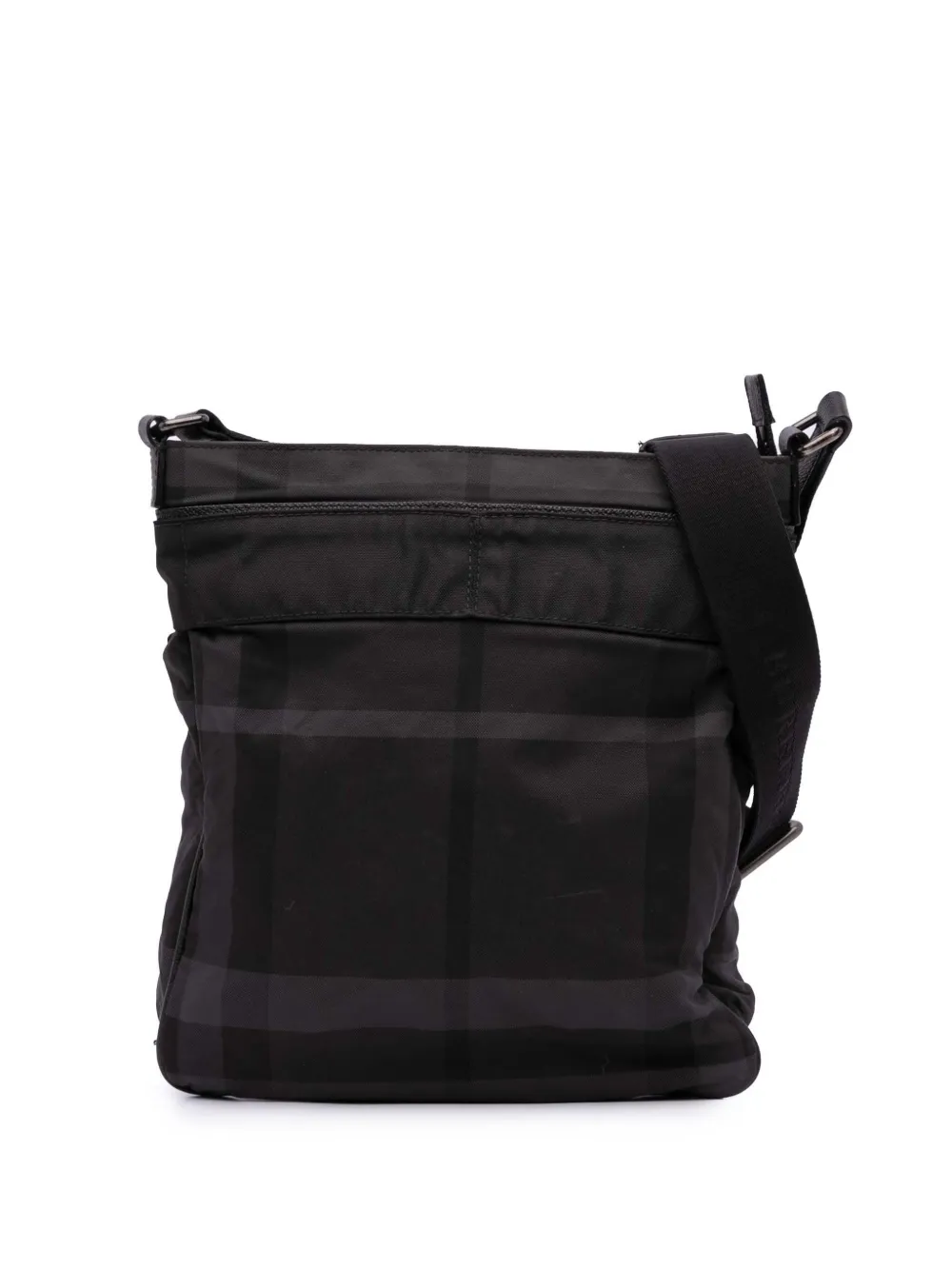 Burberry Pre-Owned 2000-2017 Smoke Check Nylon crossbody bag | Grey | Image 1