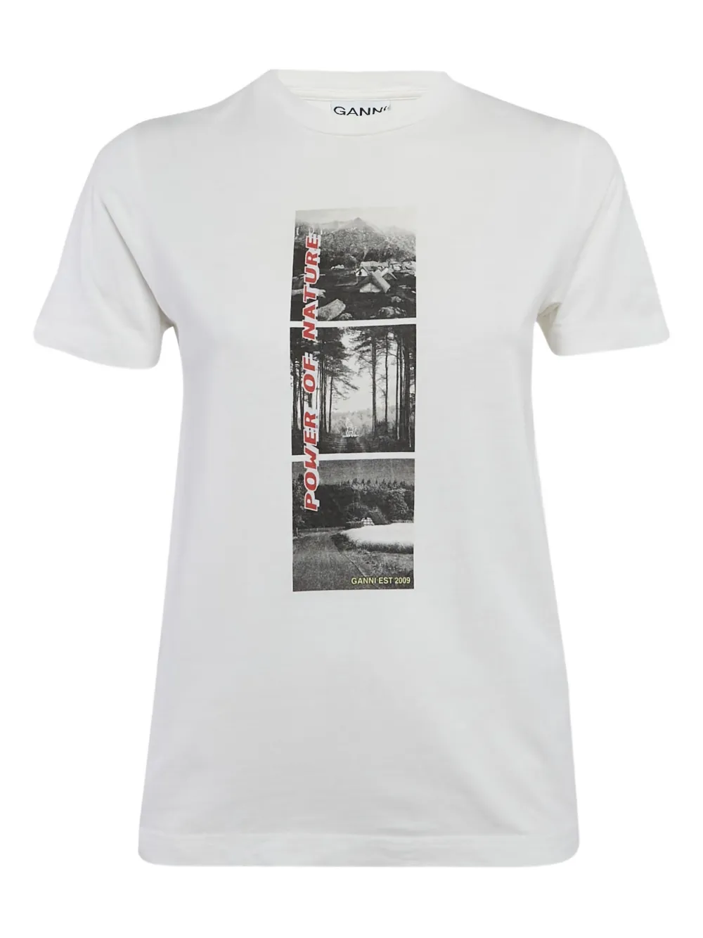 GANNI pre-owned cotton T-shirt | blanco | Image 1