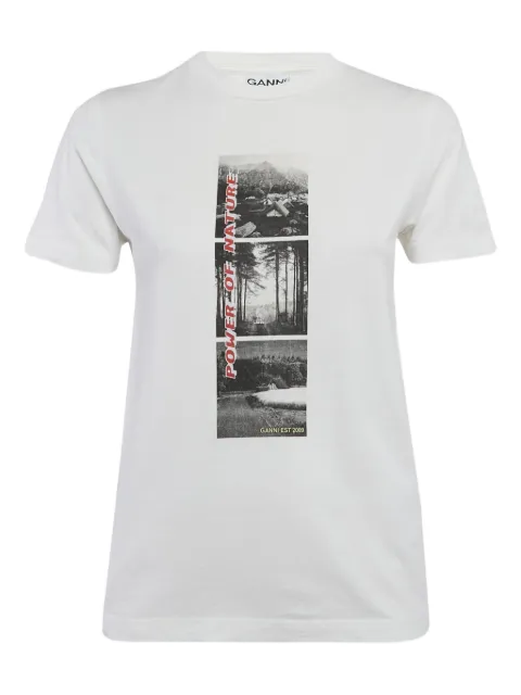 GANNI t-shirt pre-owned en coton