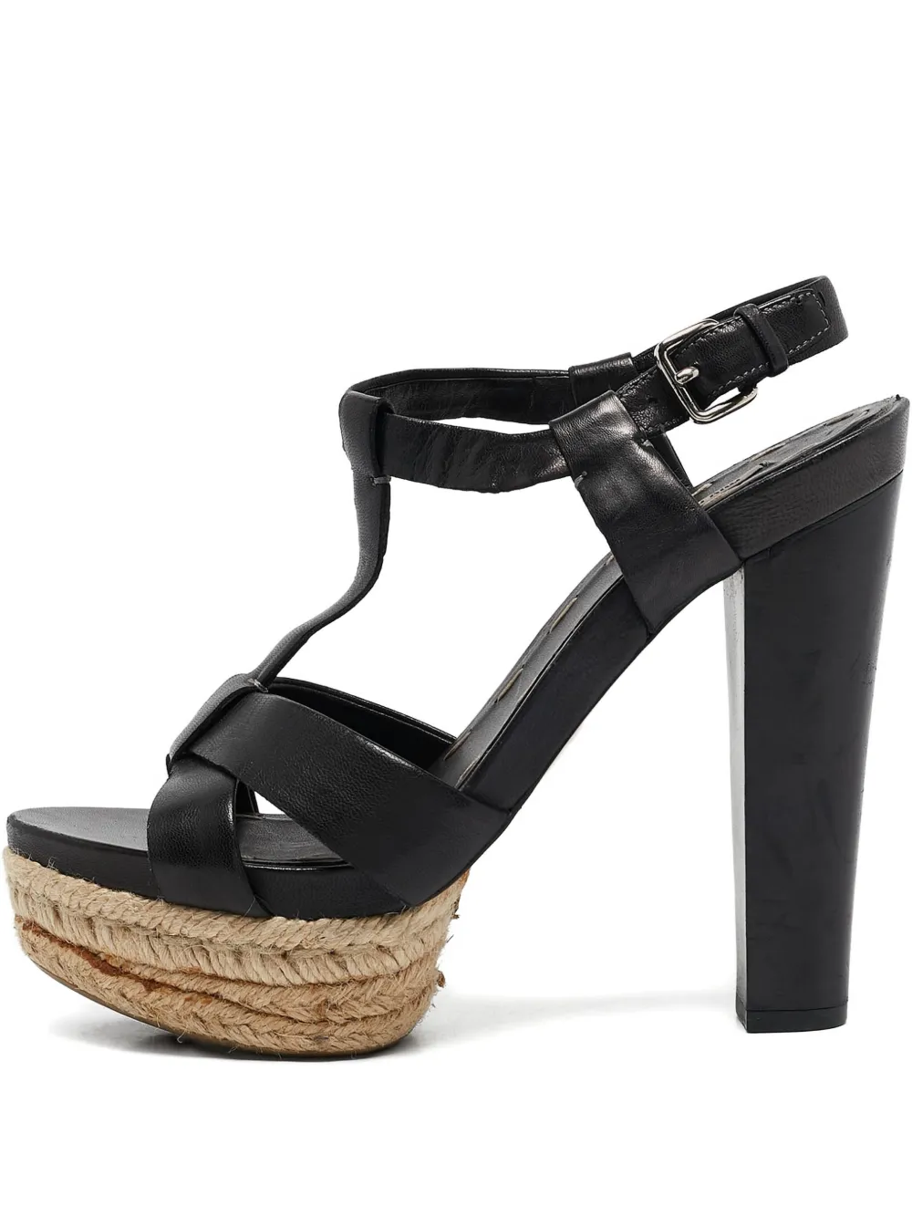 Pre-owned Miu Miu 95mm Leather Heeled Pumps