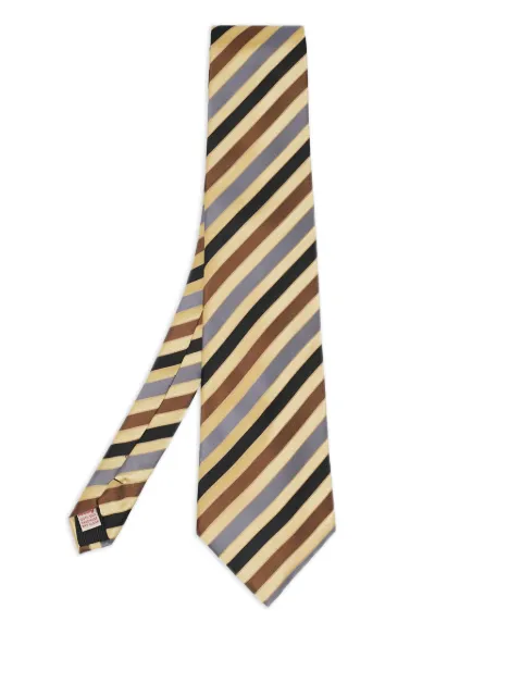 Brioni Vintage corbata a rayas diagonales pre-owned