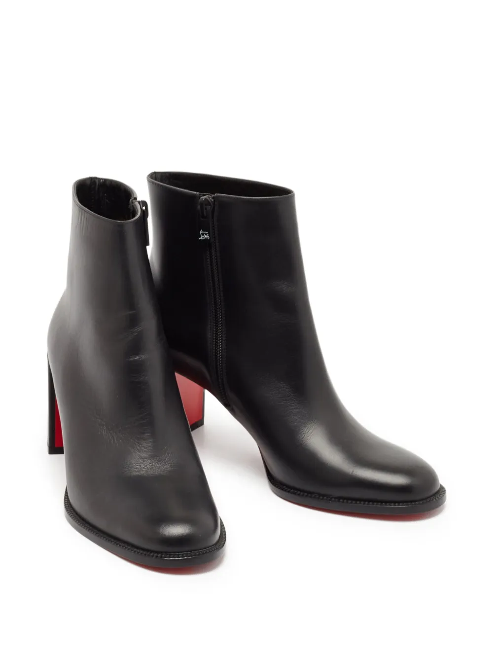 Christian Louboutin Pre-Owned 2024 85mm Adoxa leather block-heel ankle boots | Image 2