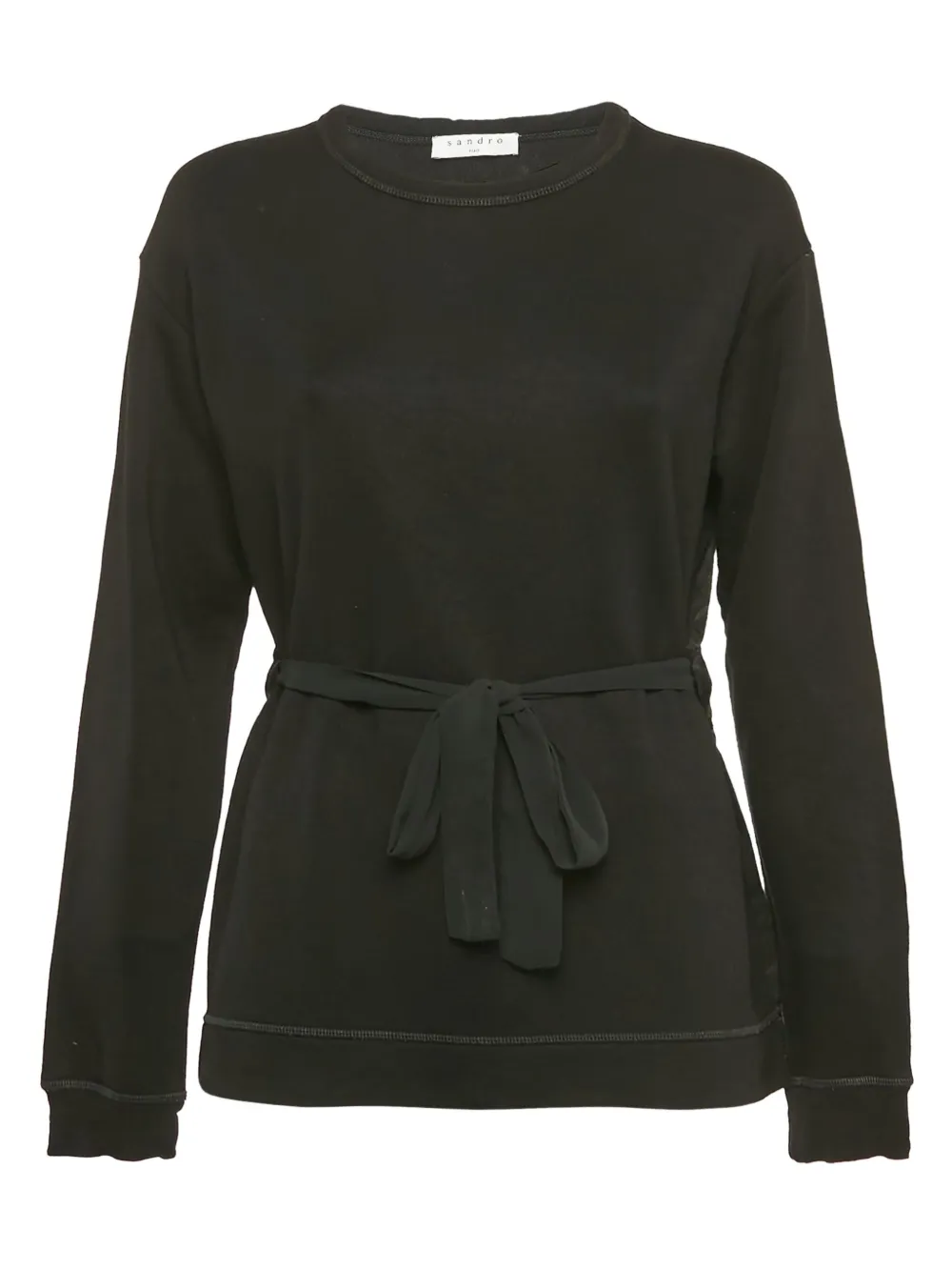 SANDRO Top con cintura Pre-owned - Nero