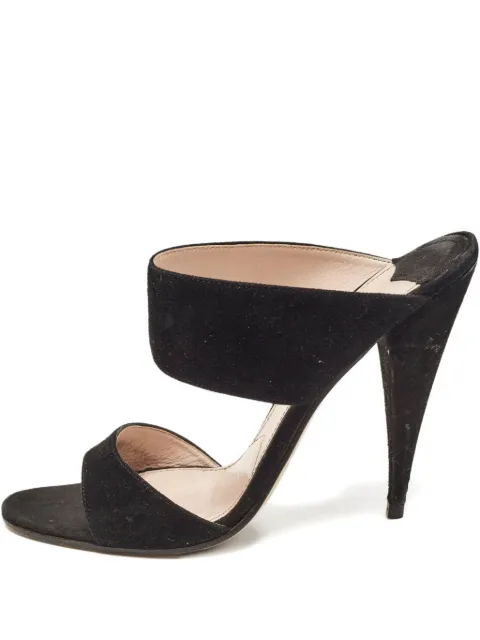 Miu Miu Pre-Owned 125mm suede sandals