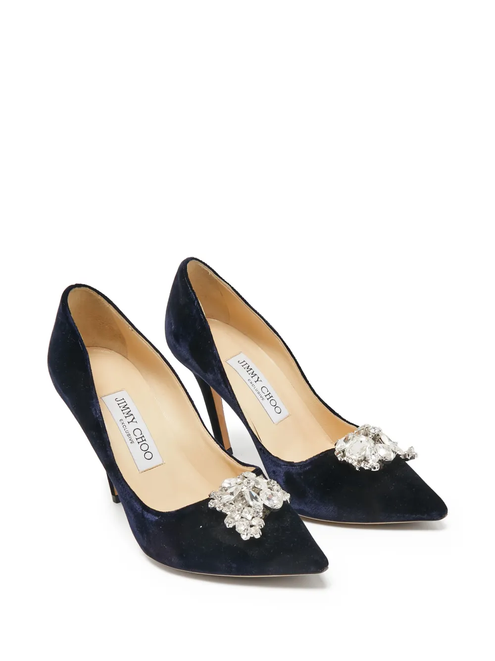 Jimmy Choo Pre-Owned 100mm crystal-embellished pumps | Image 2