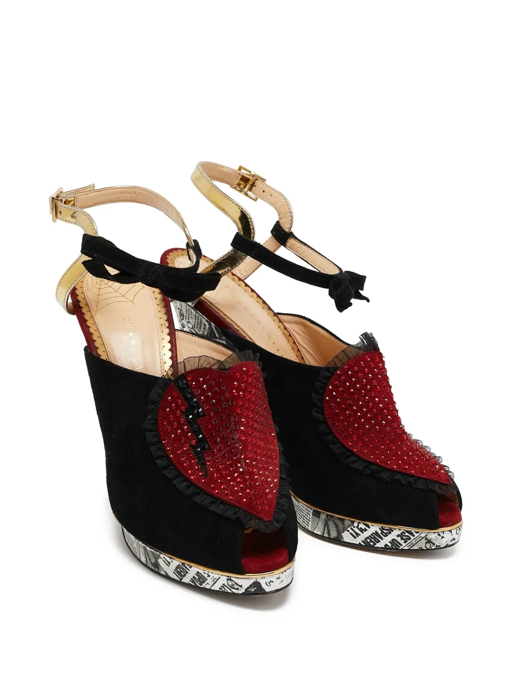 Charlotte Olympia 150mm leather heeled sandals | Image 2
