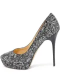 Jimmy Choo Pre-Owned 130mm leather heeled pumps - Black