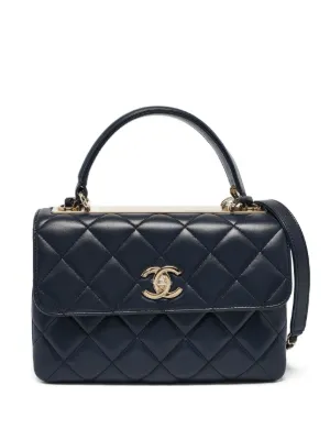 CHANEL Pre-Owned 1997-1999 キルティング ビジネスバッグ | ブラック