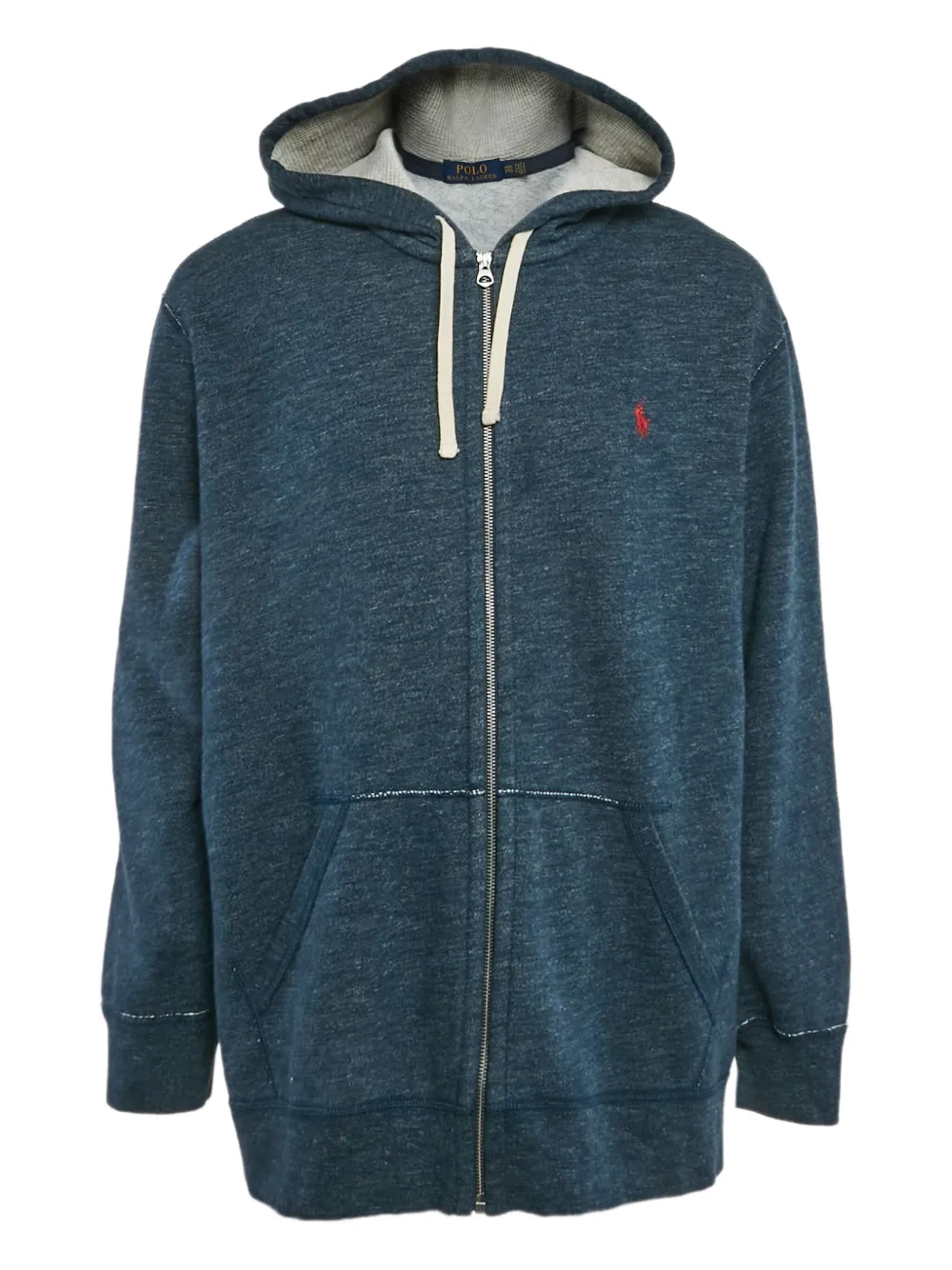 Polo Ralph Lauren Vintage zip-up hooded sweatshirt | Blue | Image 1