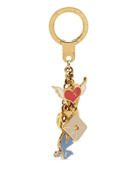 Louis Vuitton Pre-Owned Love Birds Message keyring