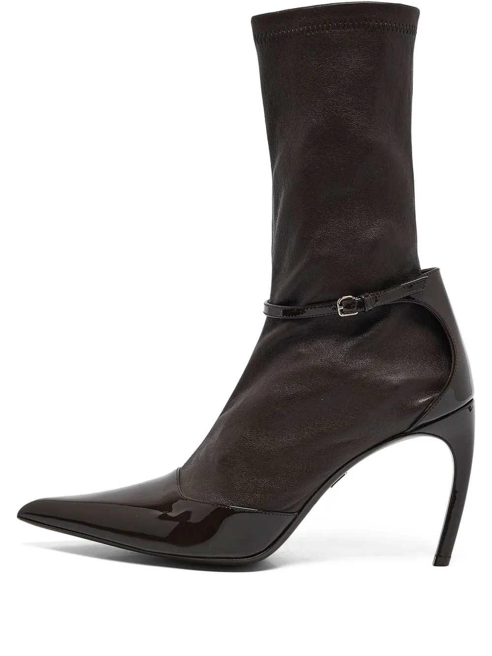 Ferragamo Pre-Owned botines con tacón de 125mm | marrón | Image 1