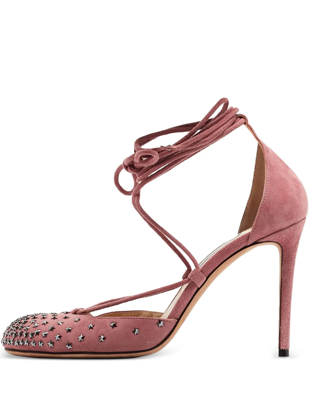 Jimmy Choo Pre-Owned star-stud lace-up pumps | Pink | Image 1