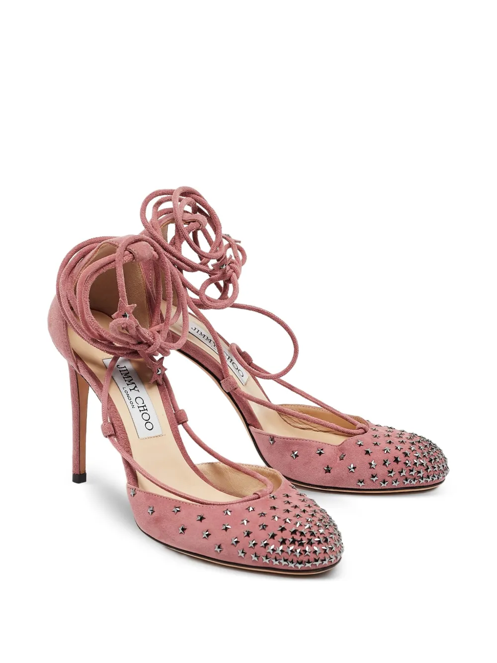 Jimmy Choo Pre-Owned star-stud lace-up pumps | Heeled Pumps | Image 2