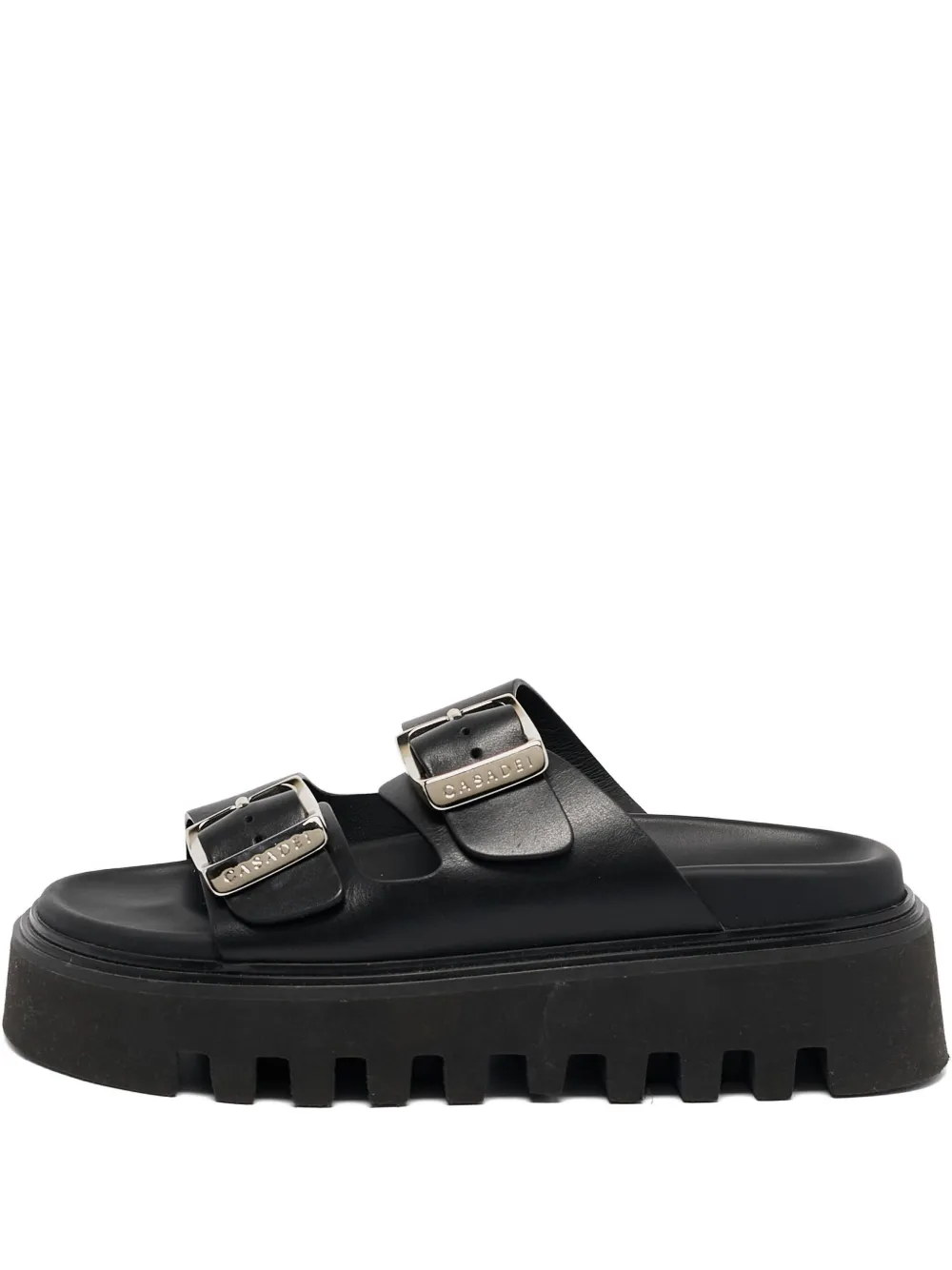 Casadei Vintage buckle platform sandals | Black | Image 1