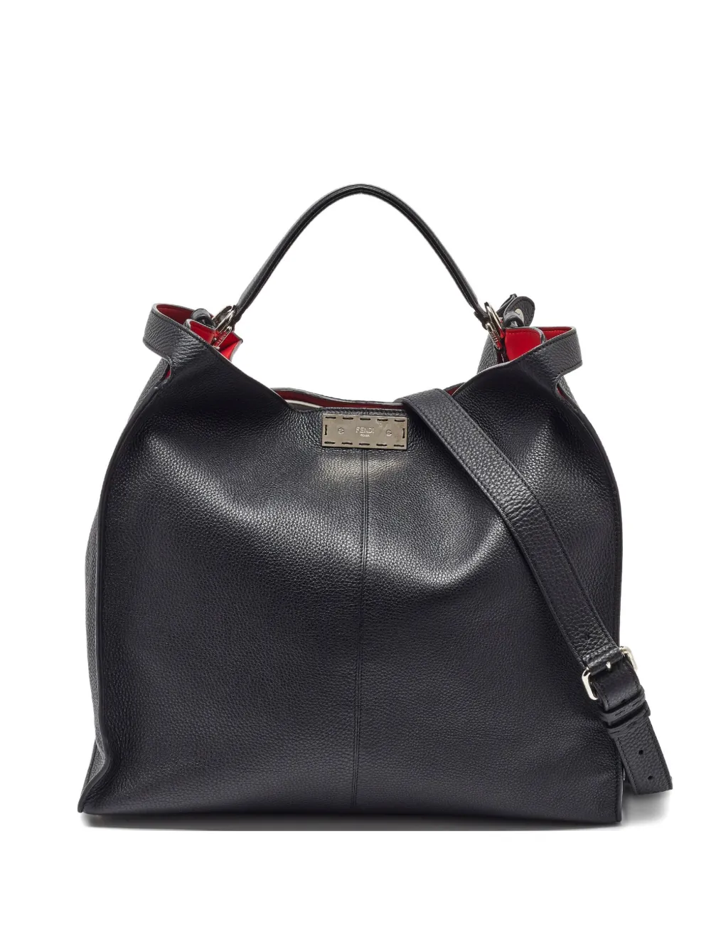 Fendi Pre-Owned leather tote bag - Nero